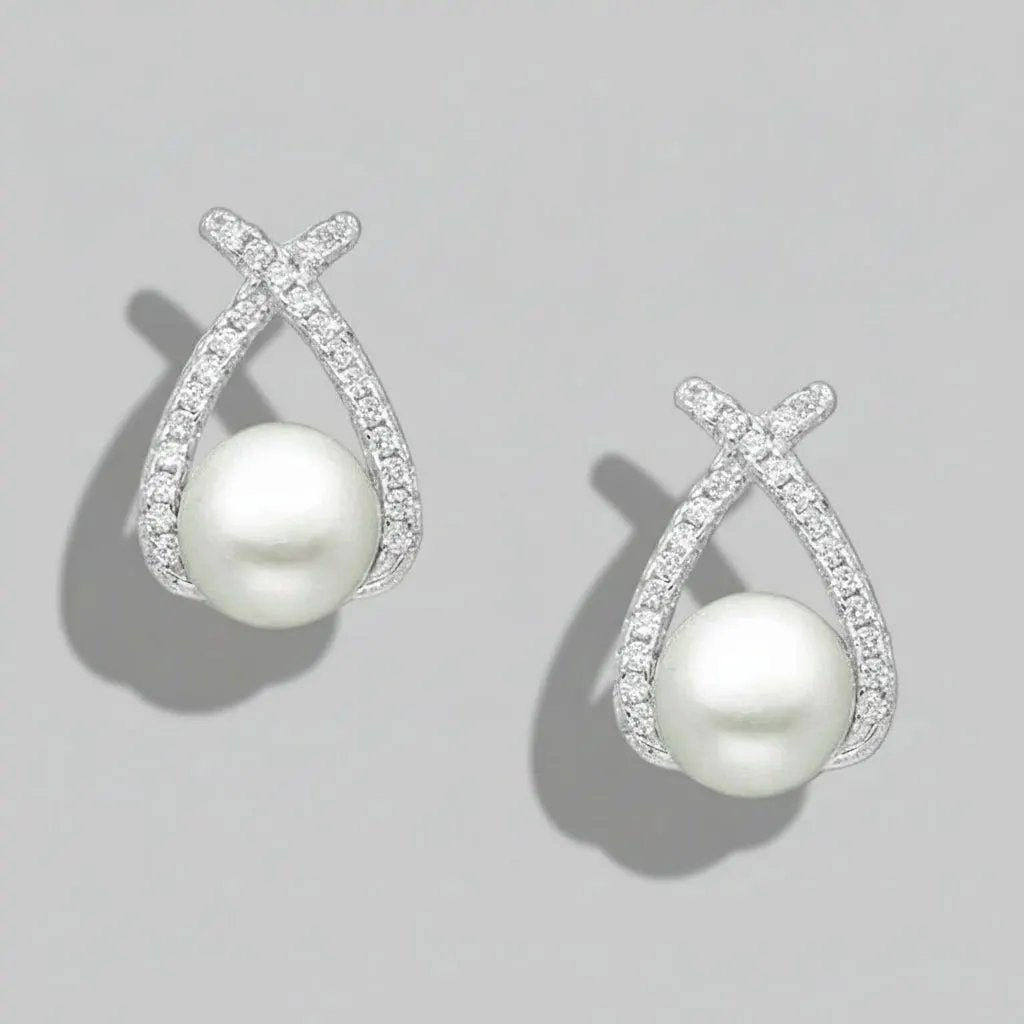 Earrings Serenity - Peaceful Design Earrings by La Moda Me