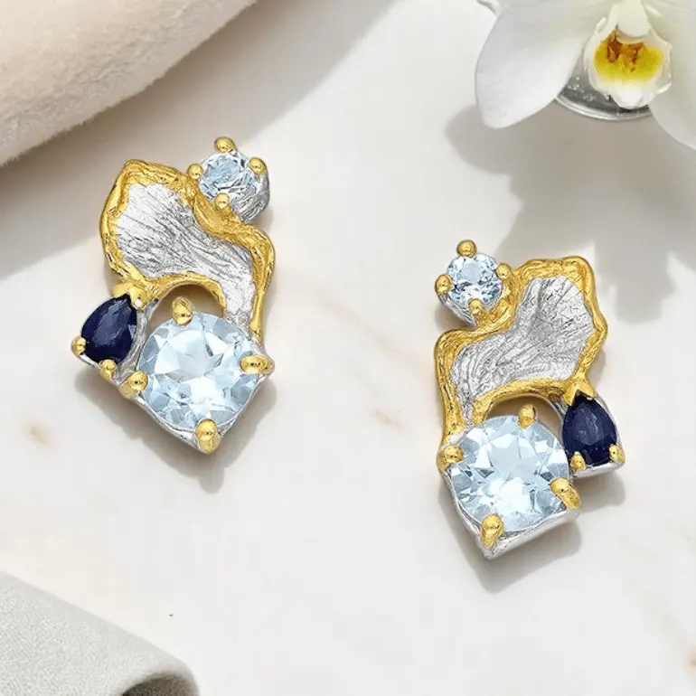 Earrings Wings - Sterling Silver Angel Wing Earrings by La Moda Me