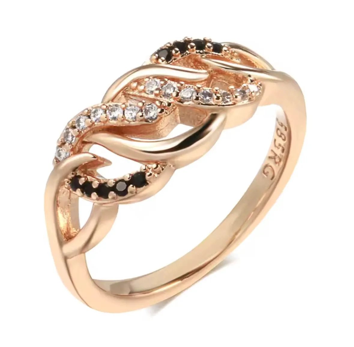 Nina Braided Ring by La Moda Me