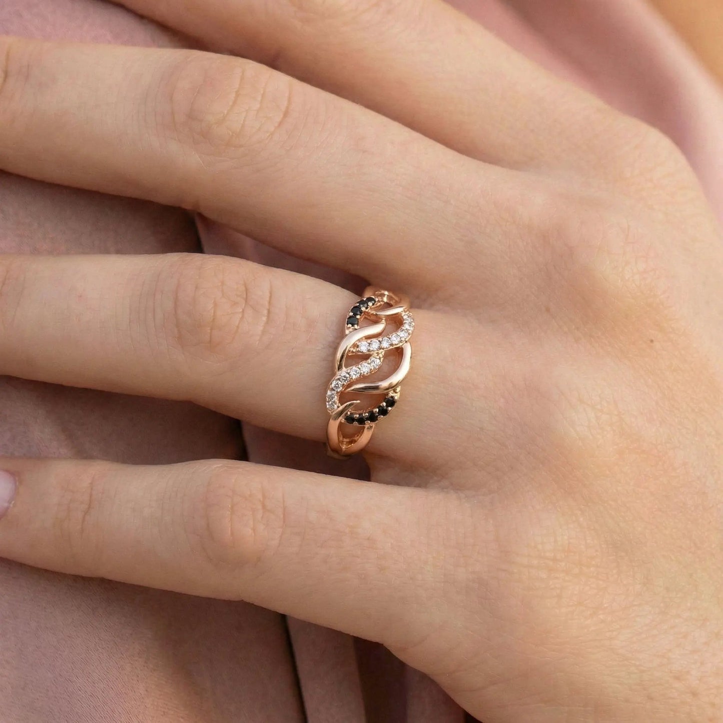 Nina Braided Ring by La Moda Me