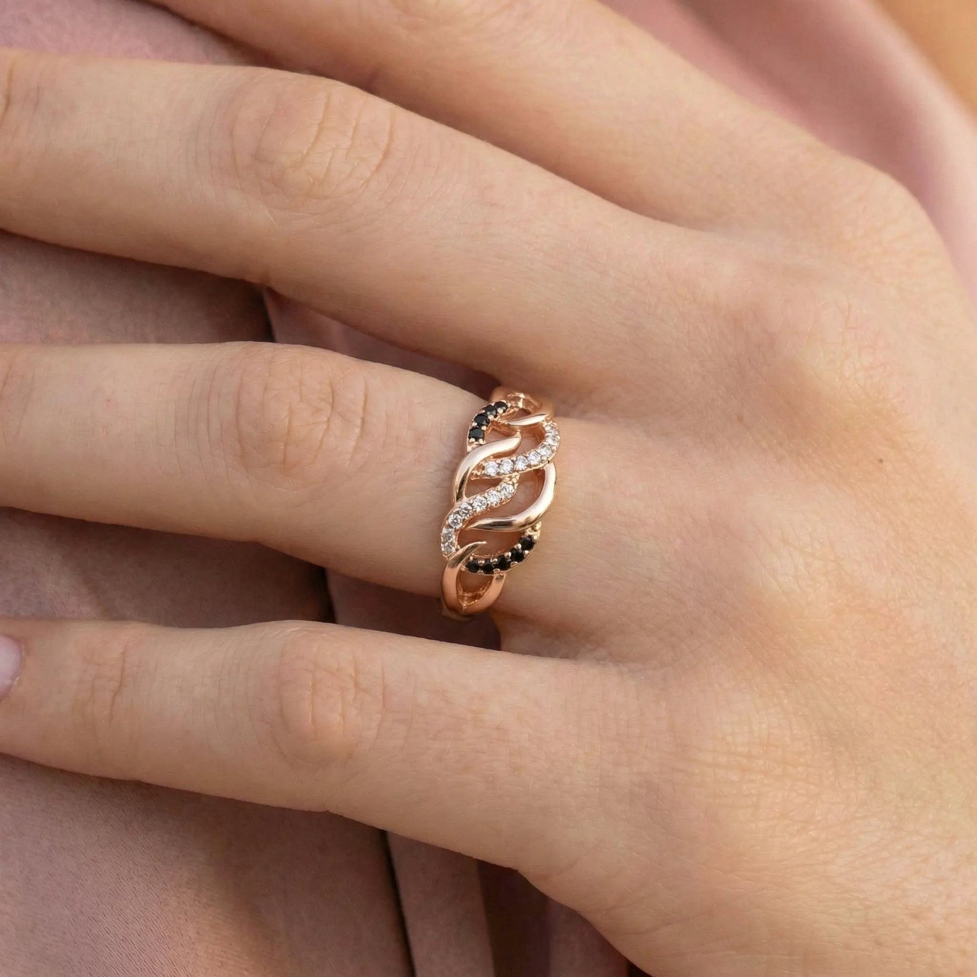 Nina Braided Ring by La Moda Me