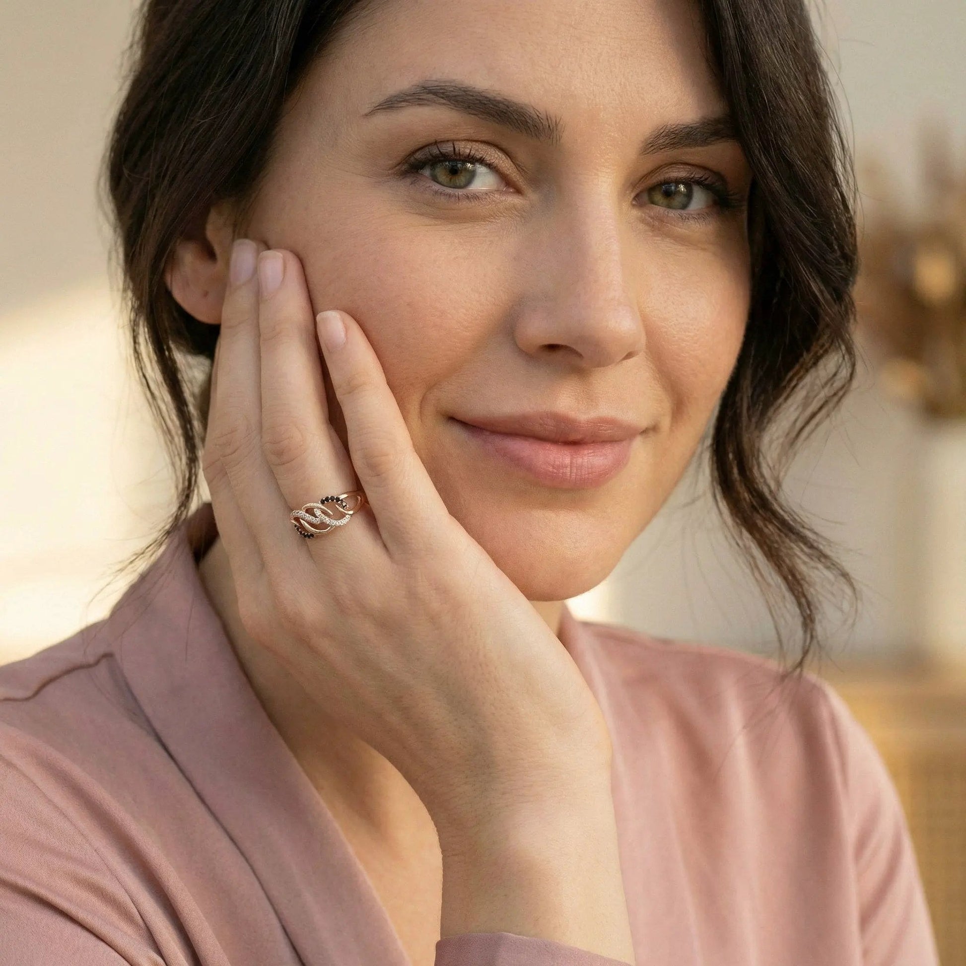 Nina Braided Ring by La Moda Me