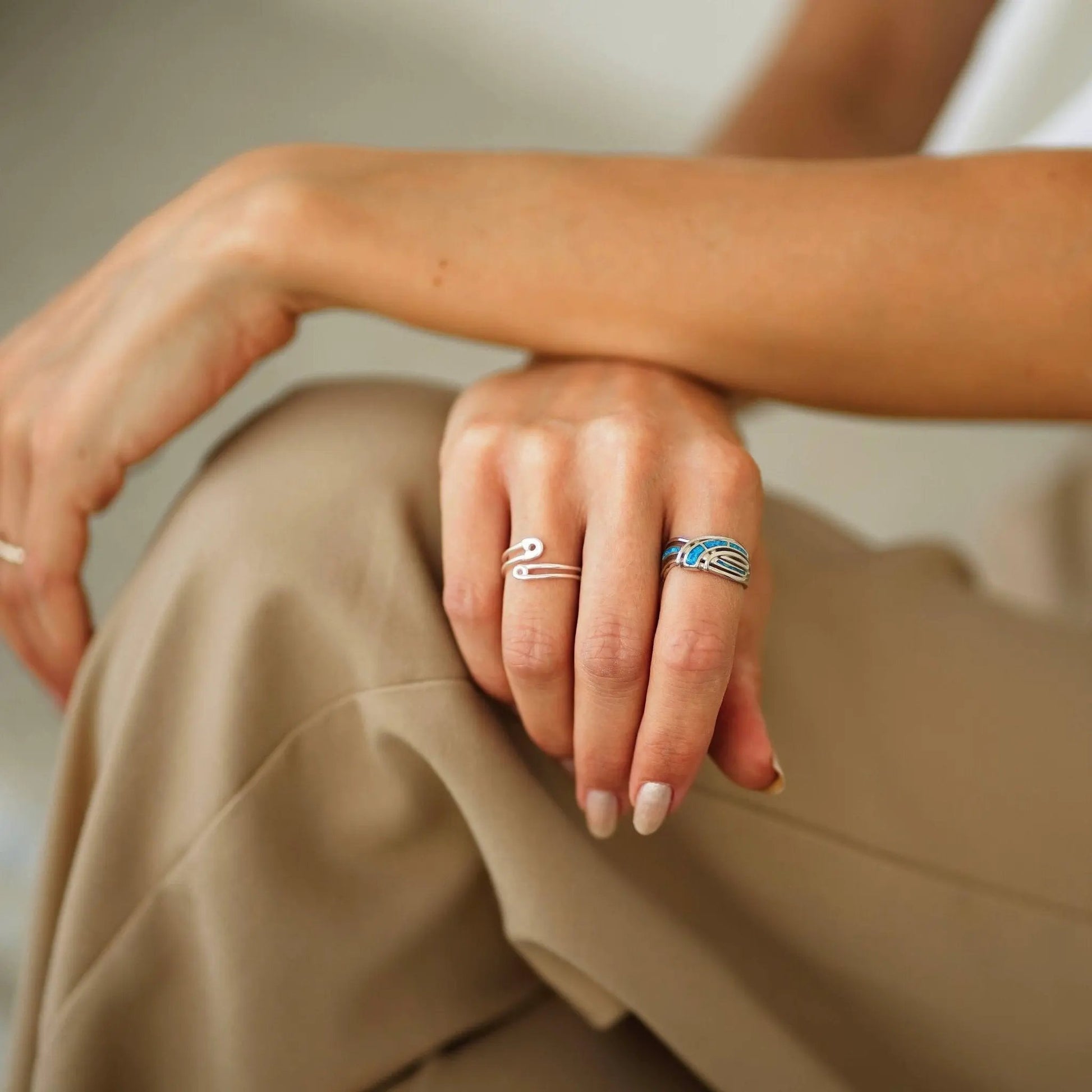 Ring Sky - Sterling Silver Celestial Ring by La Moda Me