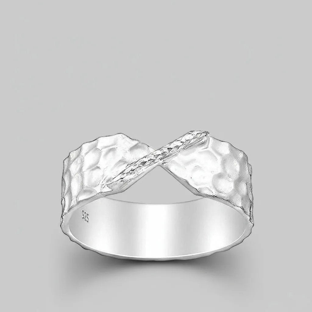 Ring Riverside - Sterling Silver River-Inspired Ring by La Moda Me