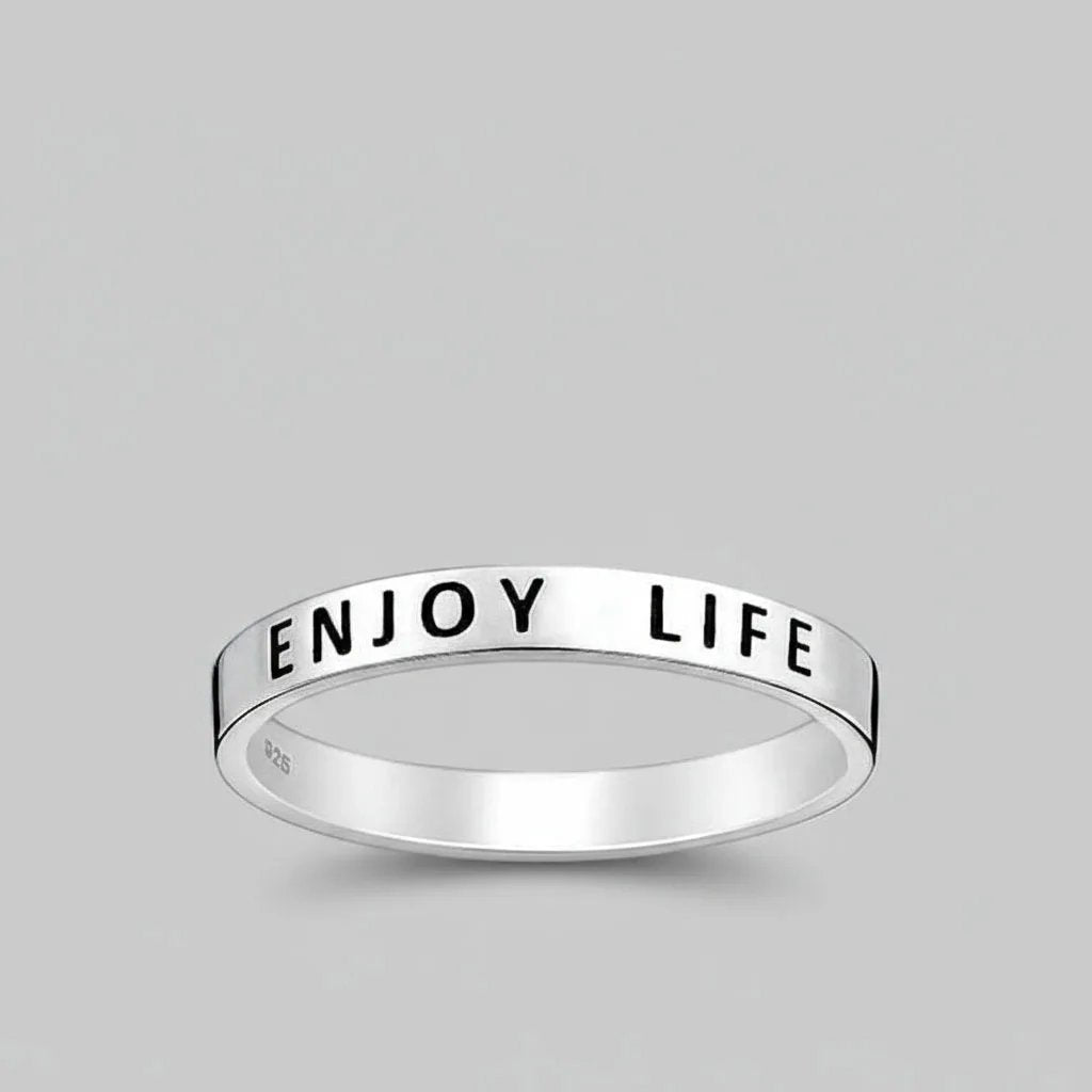 Ring Motivation (various) - Sterling Silver Inspirational Ring by La Moda Me
