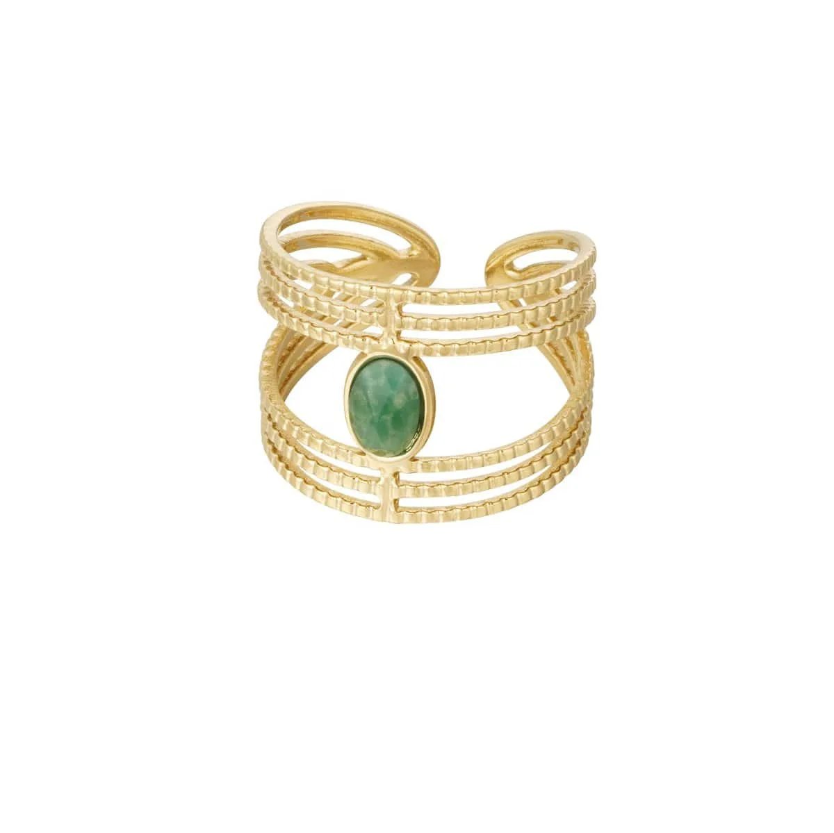 Ring Fiona - Sterling Silver Elegant Ring by La Moda Me