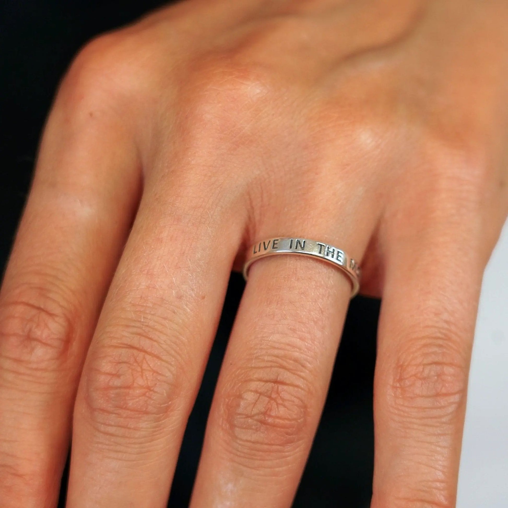 Ring Motivation (various) - Sterling Silver Inspirational Ring by La Moda Me