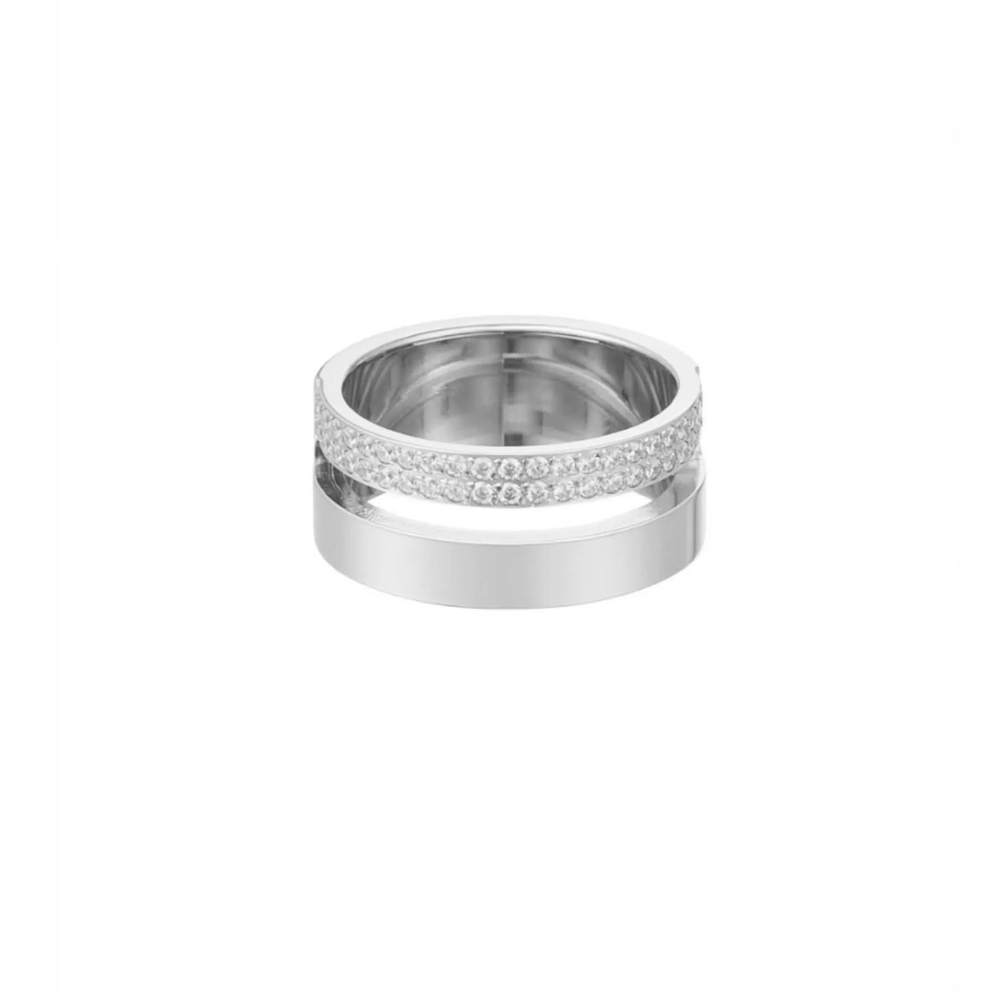 Ring Vera - Gold Plated Stainless Steel Stackable Ring by La Moda Me