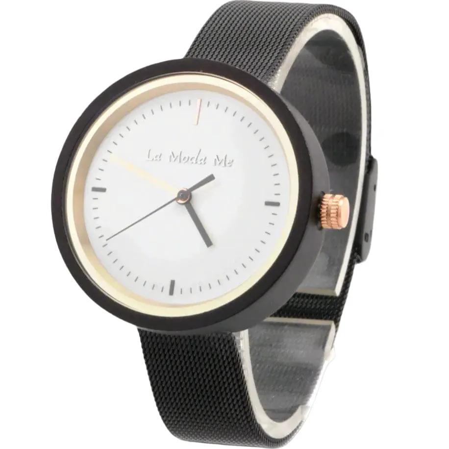 Watch Lumin Ron Black - Eco-Friendly Minimalist Elegant Timepiece by La Moda Me