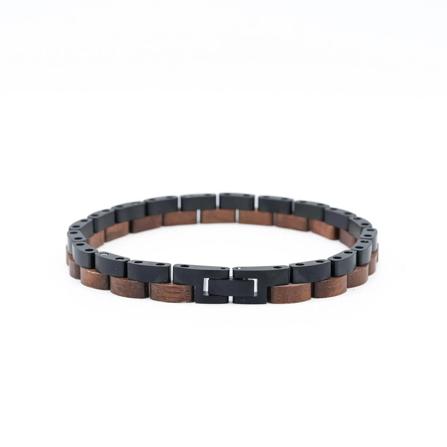 Wooden Set Berlin Nights - Eco-Friendly Watch & Bracelet Bundle by La Moda Me