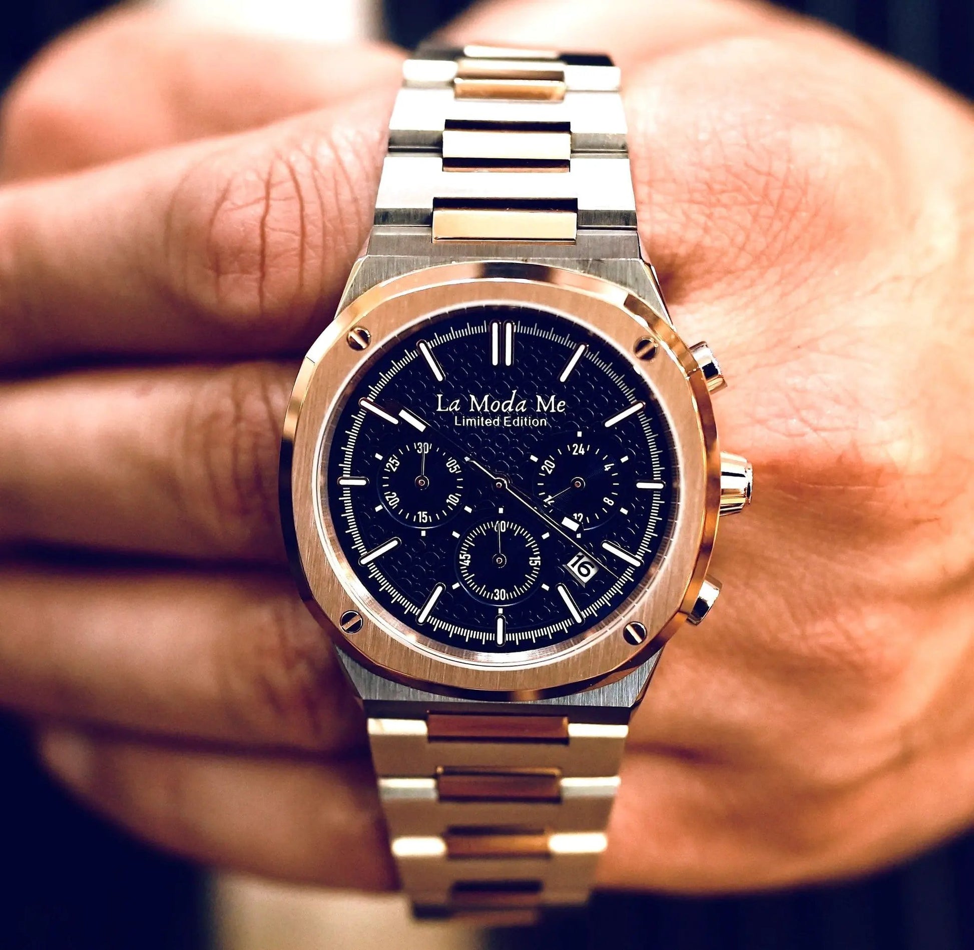 King Harald's Blue Jewel AG6 Watch - Premium Luxury Timepiece by La Moda Me