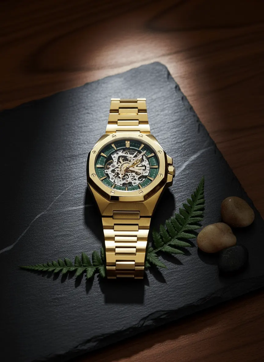 Space Mission Green 8 Watch - Premium Adventure Timepiece by La Moda Me