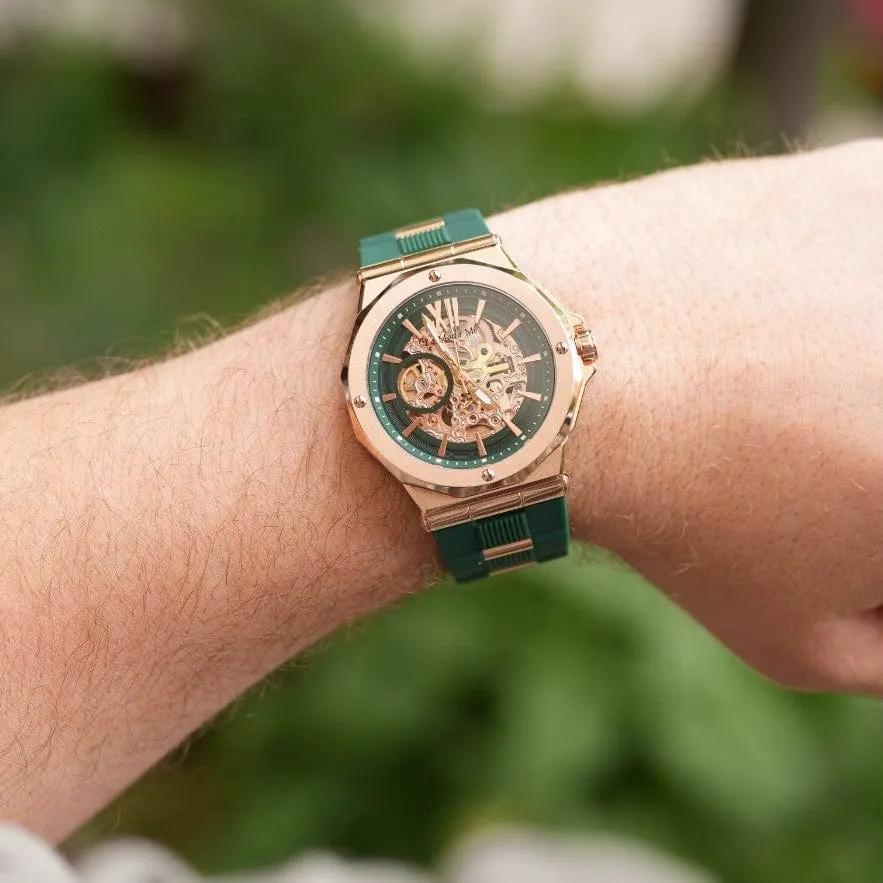 Stetind Emerald Watch - Anvil of the Gods Luxury Timepiece by La Moda Me