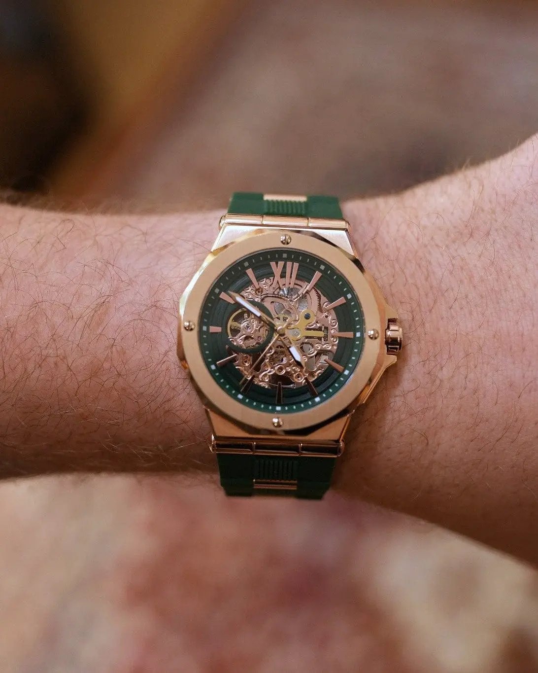 Stetind Emerald Watch - Anvil of the Gods Luxury Timepiece by La Moda Me