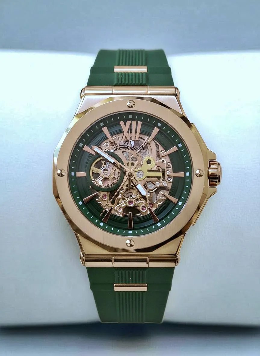 Stetind Emerald Watch - Anvil of the Gods Luxury Timepiece by La Moda Me