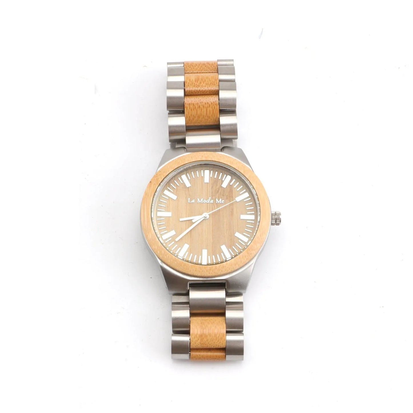 Watch Ember - Eco-Friendly Gold Oak Wooden Timepiece by La Moda Me
