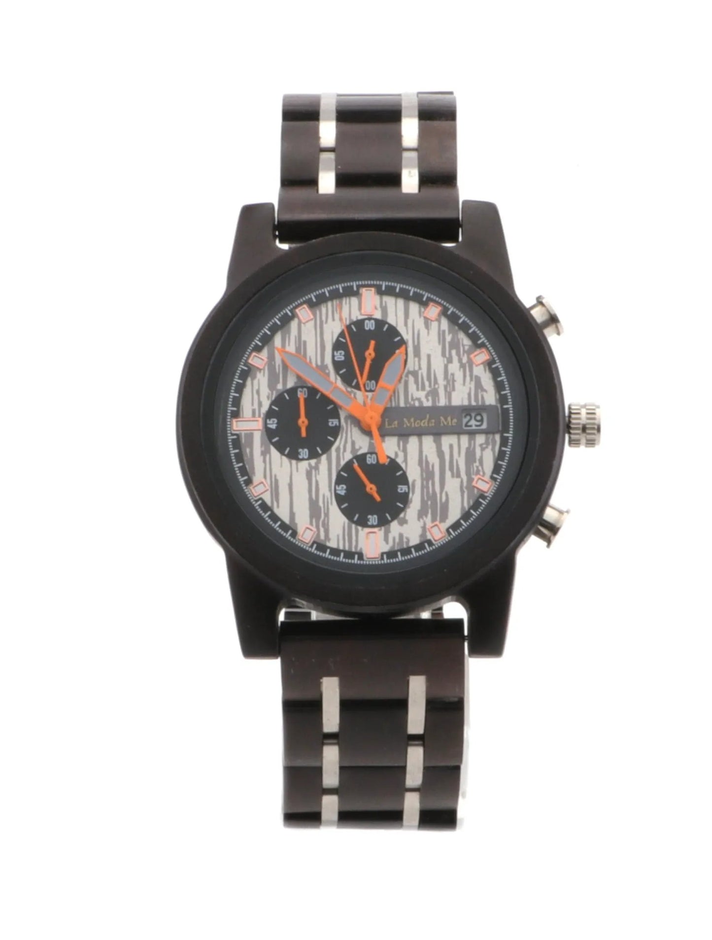 Watch Ironwood - Eco-Friendly Olivewood Minimalist Timepiece by La Moda Me