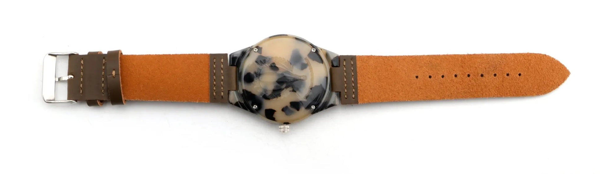Watch Luce Forte - Eco-Friendly Acetate & Leather Timepiece by La Moda Me