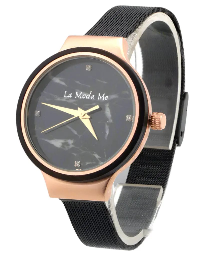 Watch Stellar Marble Dial - Eco-Friendly Elegant Women's Watch by La Moda Me