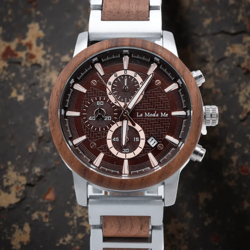 Watch Timberline Brown - Eco-Friendly Wooden Timepiece by La Moda Me