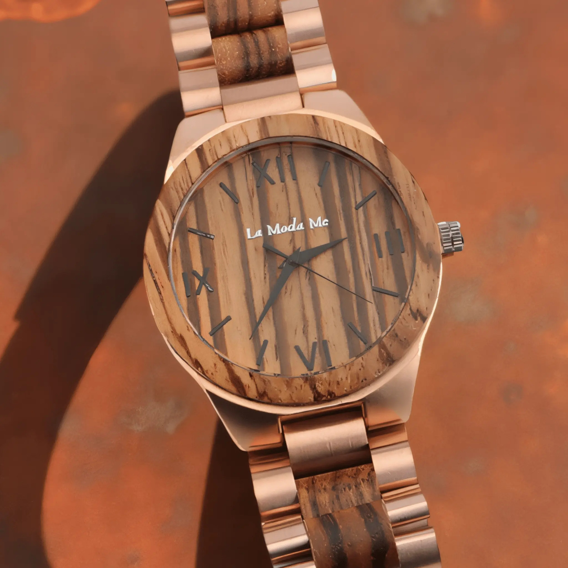 Watch VLUX Ebony - Eco-Friendly Luxury Wooden Timepiece by La Moda Me