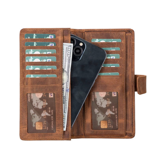 Lander Leather Phone Wallet and Multiple Card Holder for Women by TORONATA