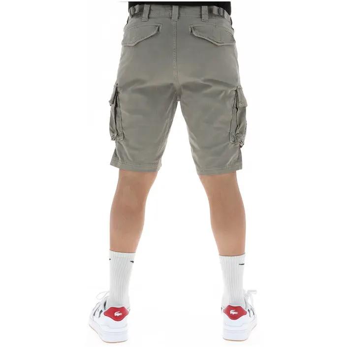 Superdry Men's Grey Cargo Shorts back view