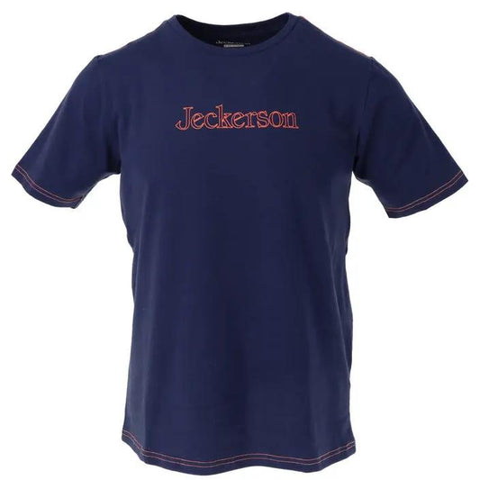 Jeckerson Men's Blue Cotton T-Shirt