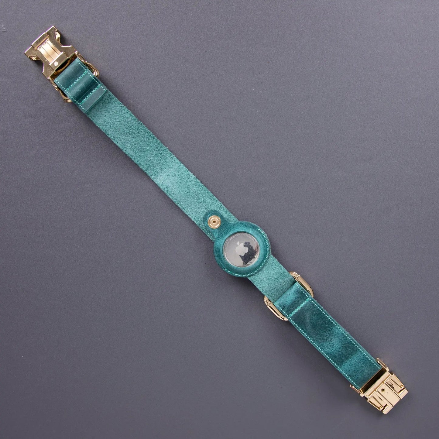 Charlotte Handcrafted Calfskin Leather Dog Collar - Compatible with AirTag by TORONATA
