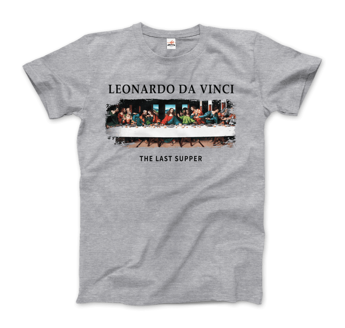 Leonardo Da Vinci the Last Supper artwork t-shirt by Art-O-Rama Shop