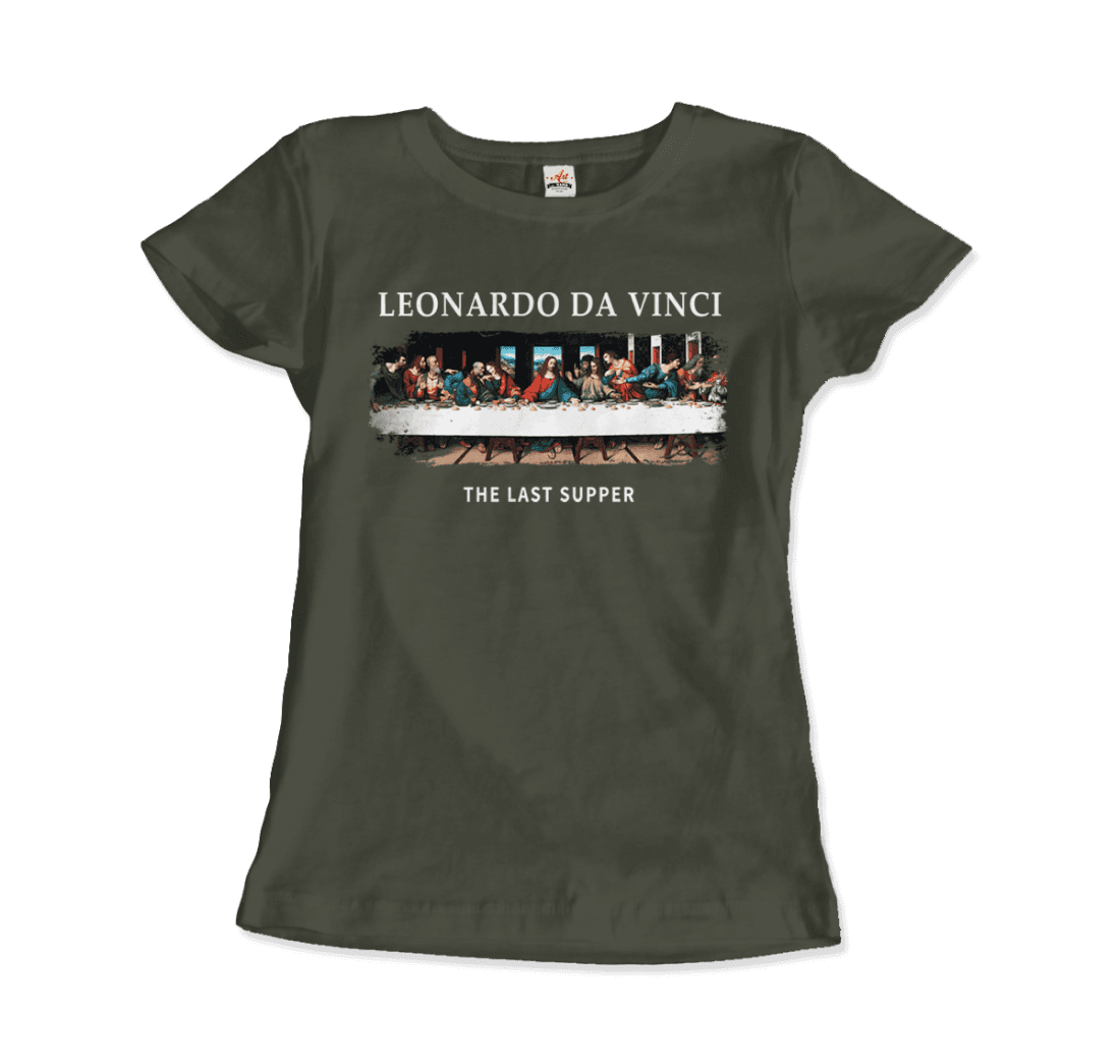 Leonardo Da Vinci the Last Supper artwork t-shirt by Art-O-Rama Shop