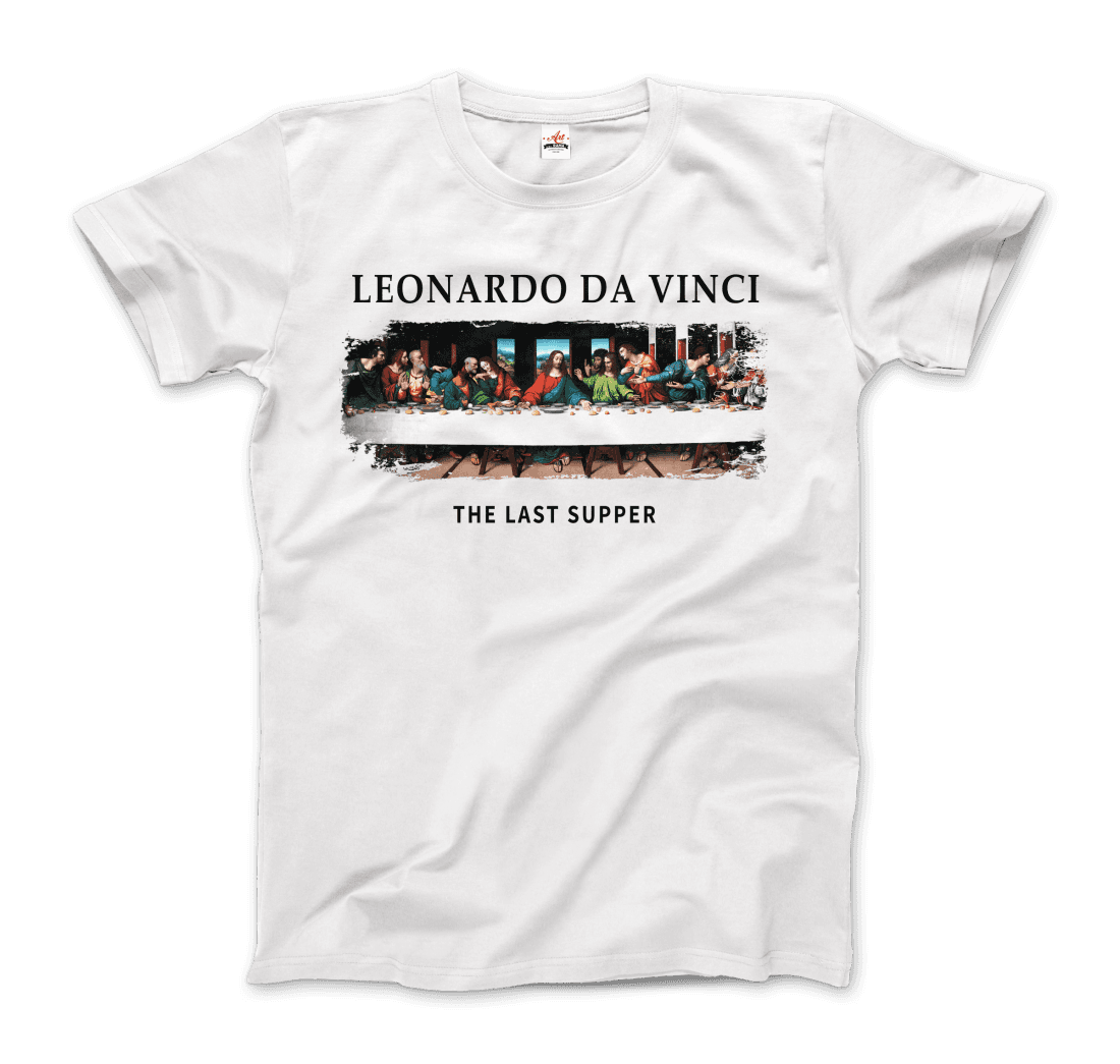 Leonardo Da Vinci the Last Supper artwork t-shirt by Art-O-Rama Shop