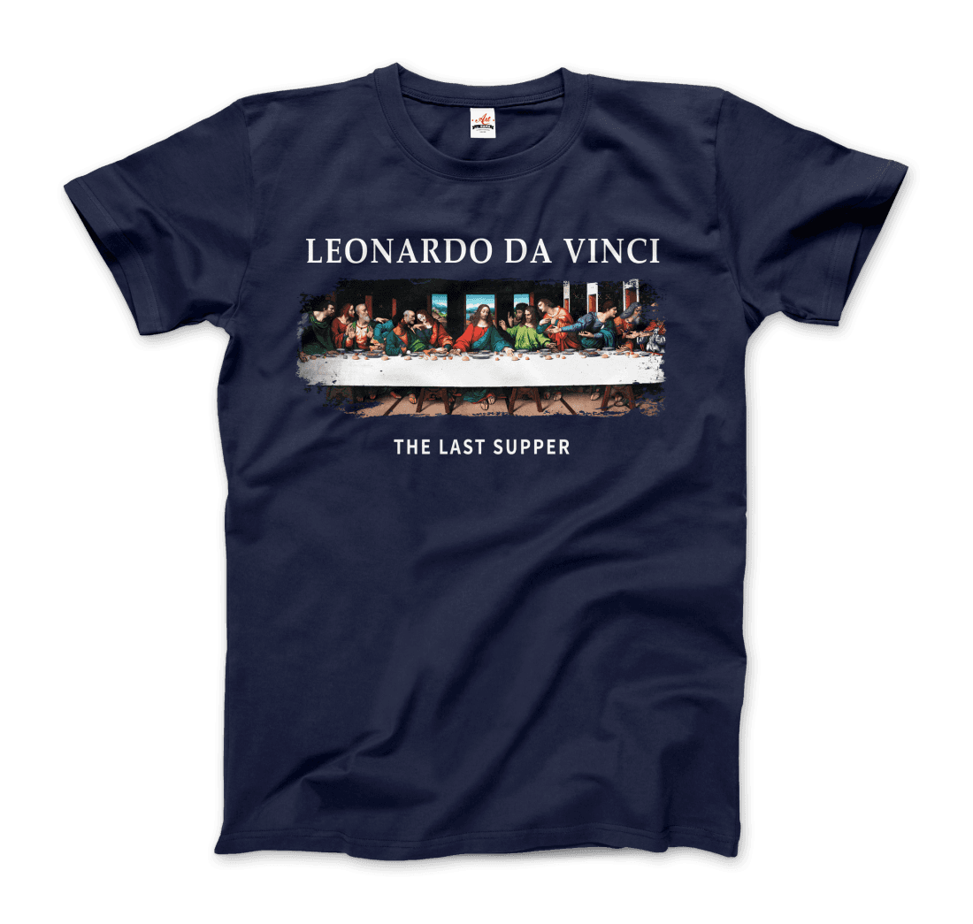 Leonardo Da Vinci the Last Supper artwork t-shirt by Art-O-Rama Shop