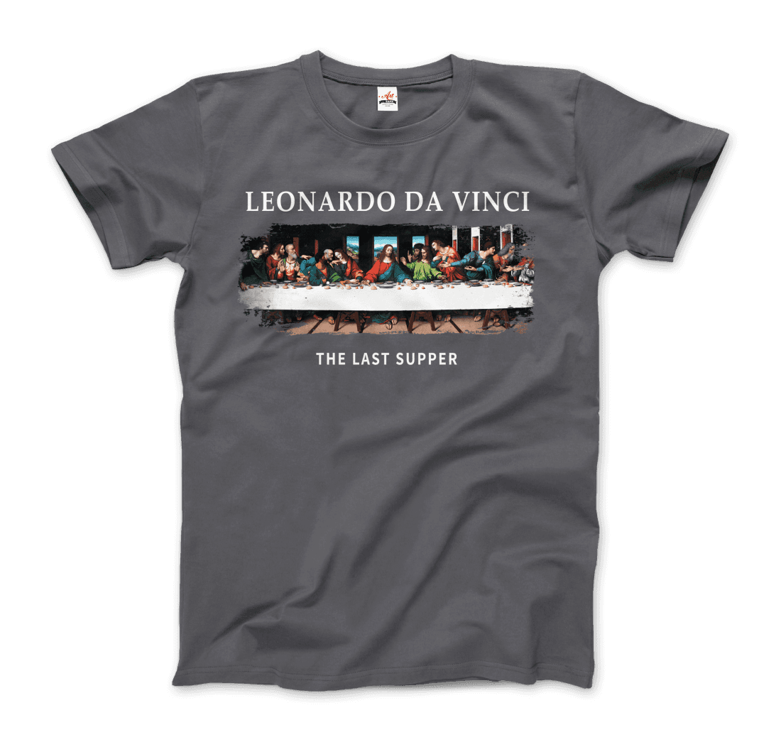 Leonardo Da Vinci the Last Supper artwork t-shirt by Art-O-Rama Shop