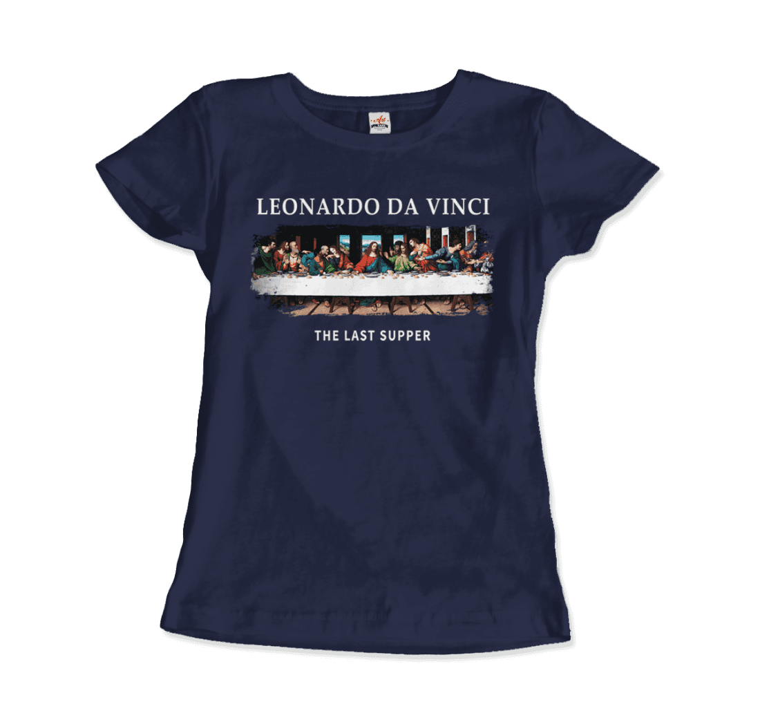 Leonardo Da Vinci the Last Supper artwork t-shirt by Art-O-Rama Shop
