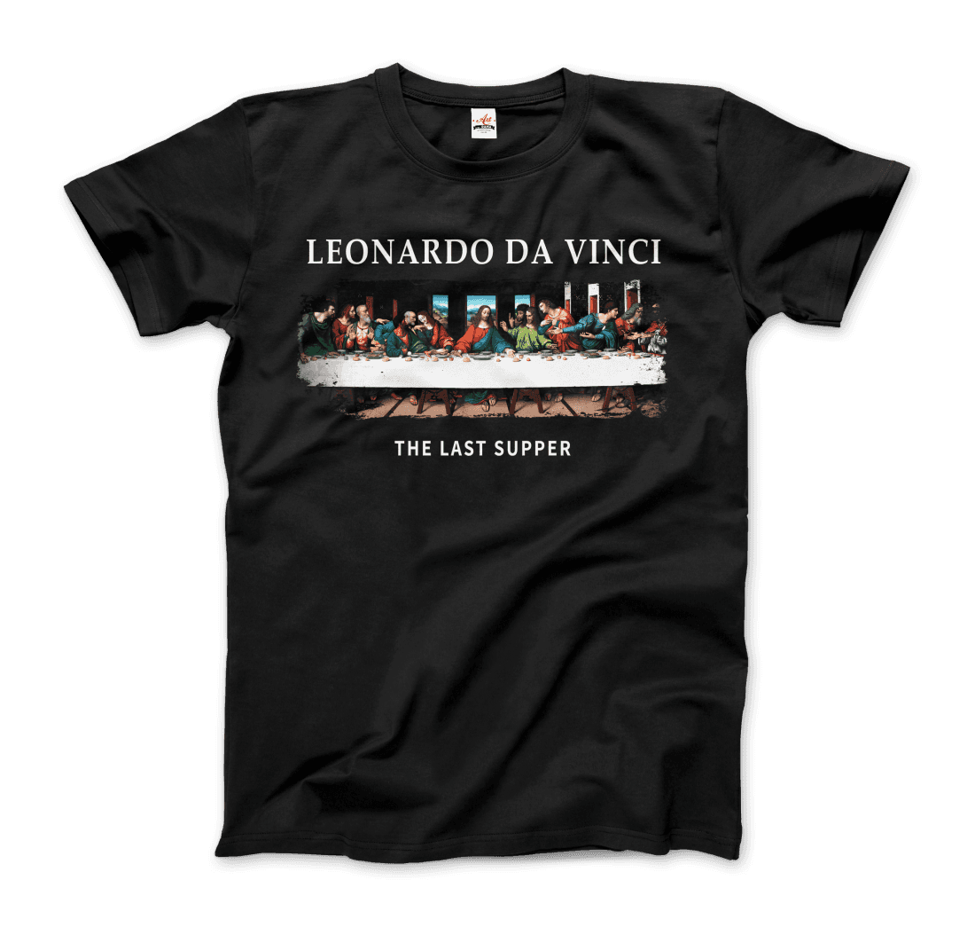 Leonardo Da Vinci the Last Supper artwork t-shirt by Art-O-Rama Shop
