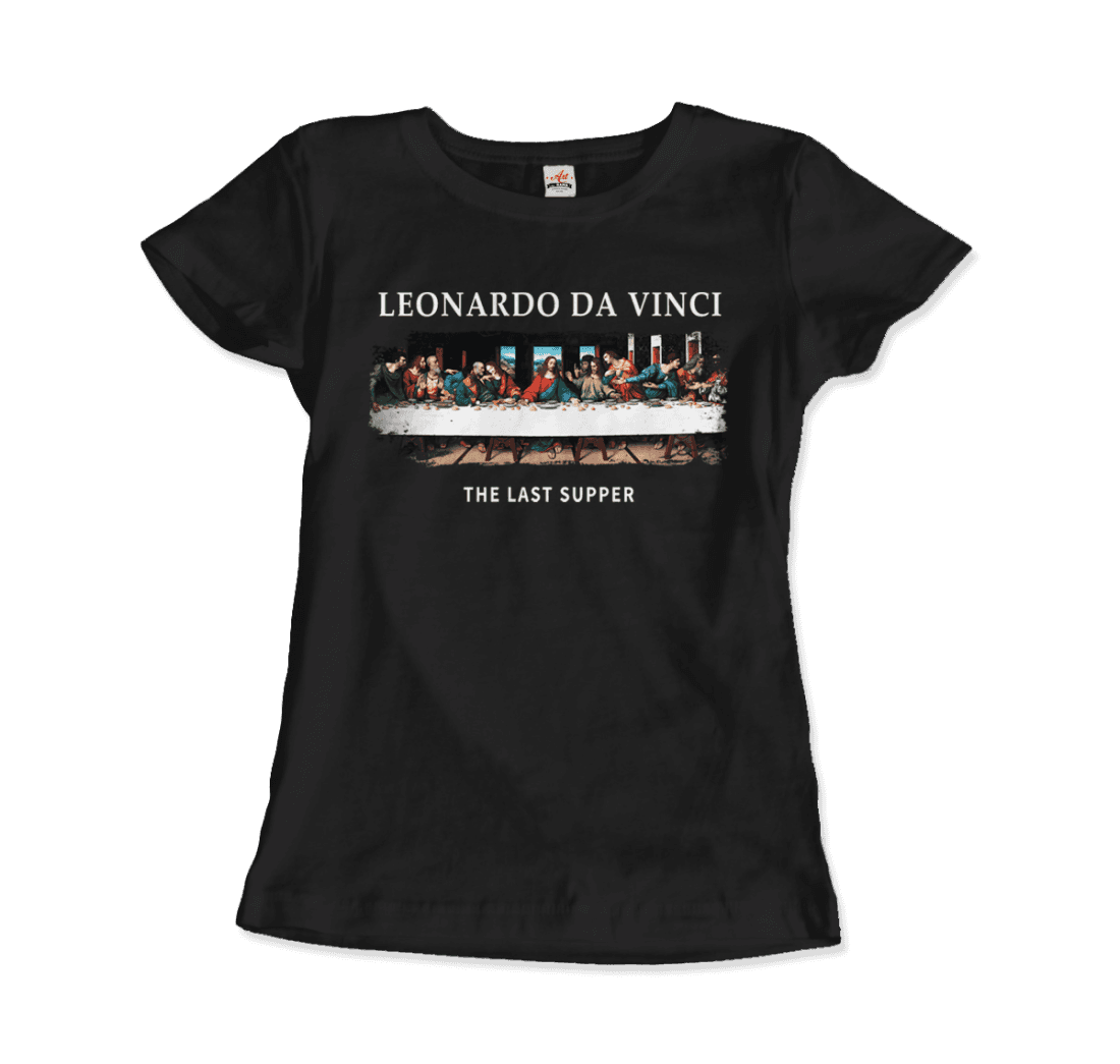 Leonardo Da Vinci the Last Supper artwork t-shirt by Art-O-Rama Shop