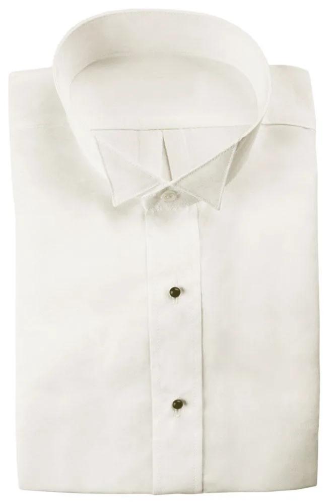 "Lucca" Ivory Wingtip Tuxedo Classic Fit Shirt by Tux-USA