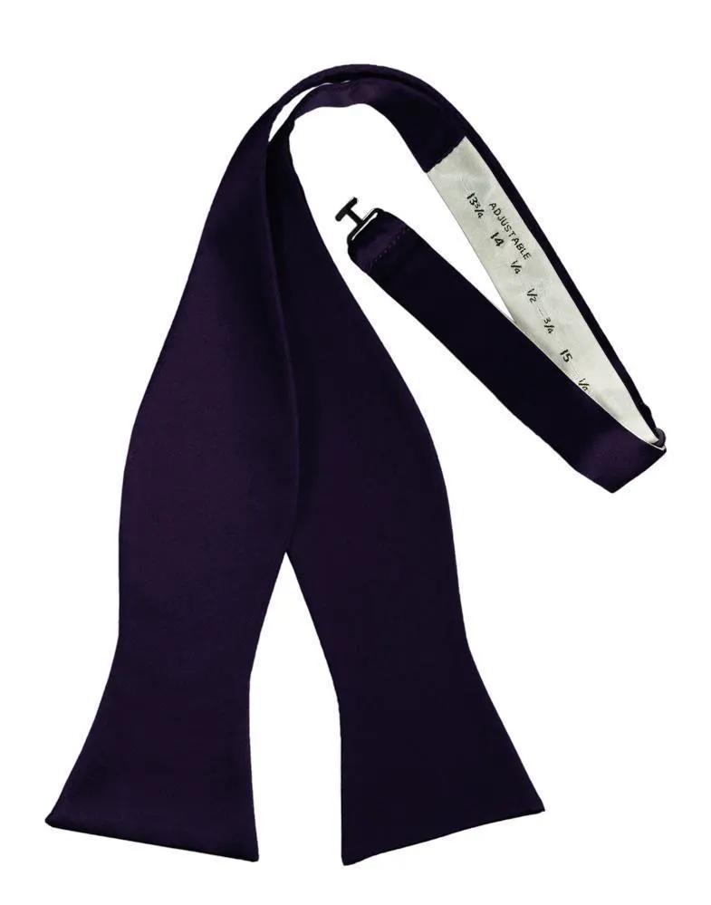 Luxury Satin Bow Tie - Self Tie by Tux-USA