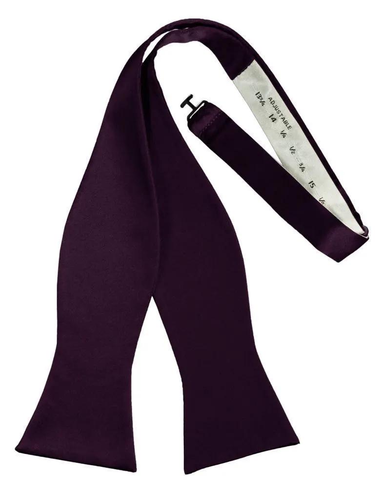 Luxury Satin Bow Tie - Self Tie by Tux-USA