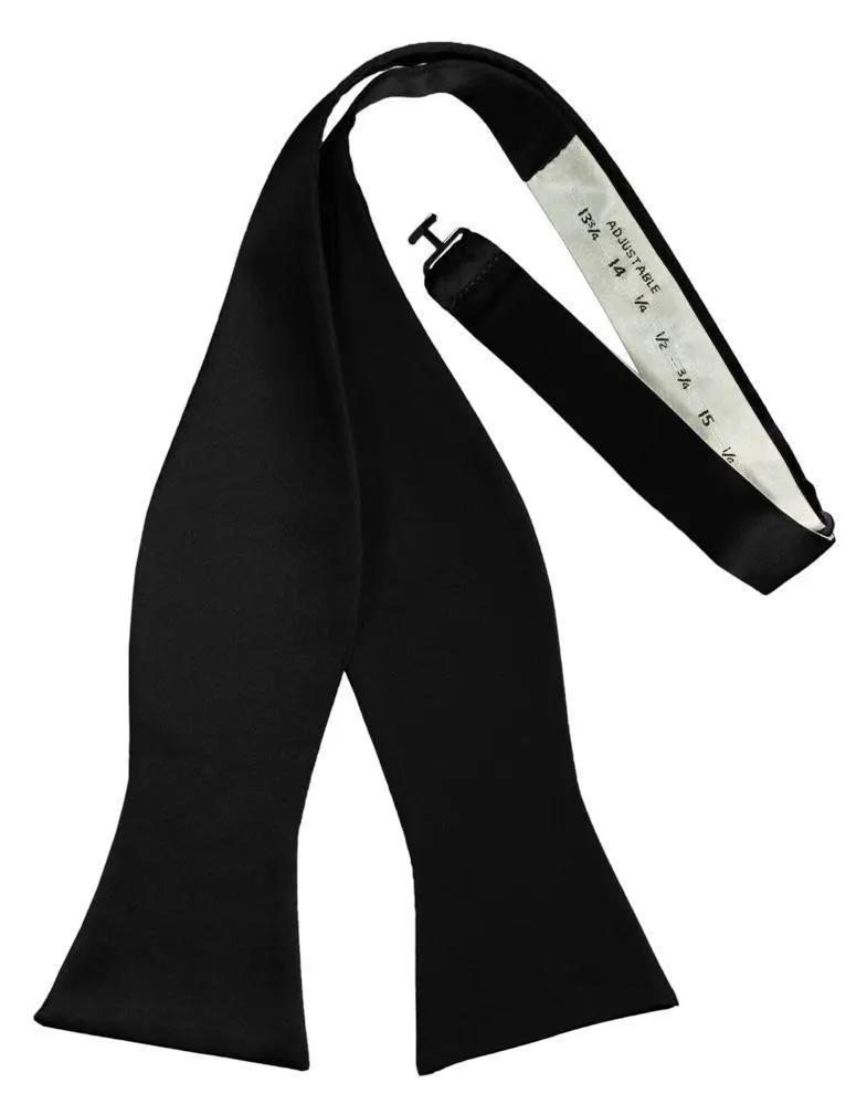 Luxury Satin Bow Tie - Self Tie by Tux-USA