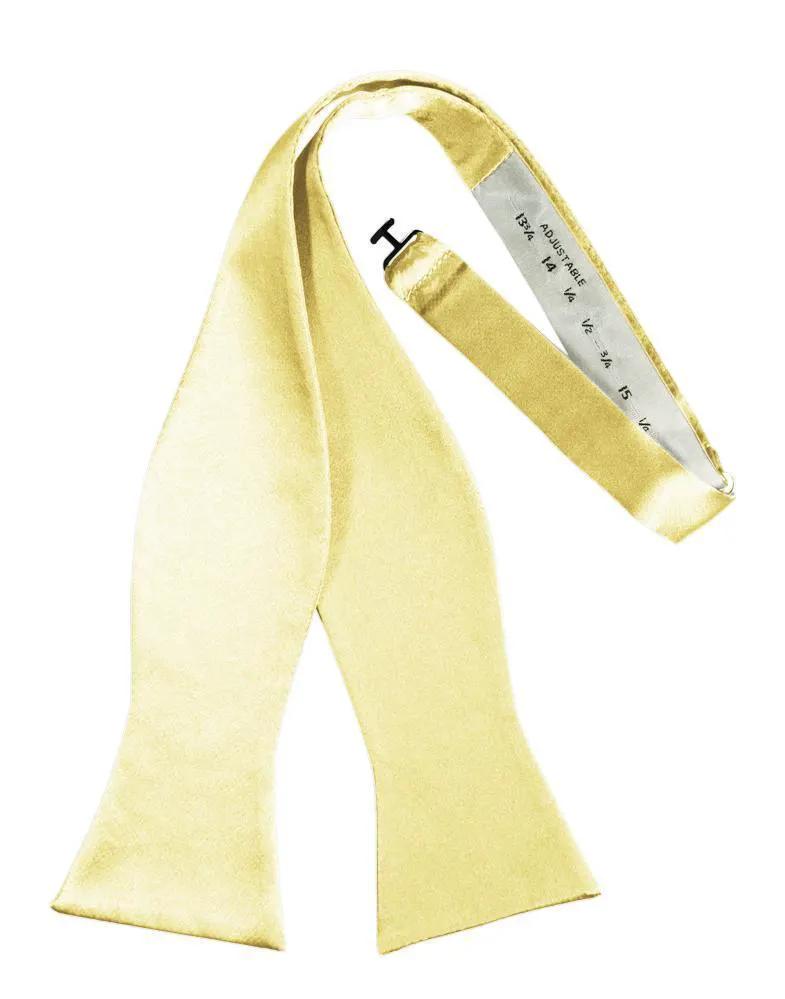 Luxury Satin Bow Tie - Self Tie by Tux-USA