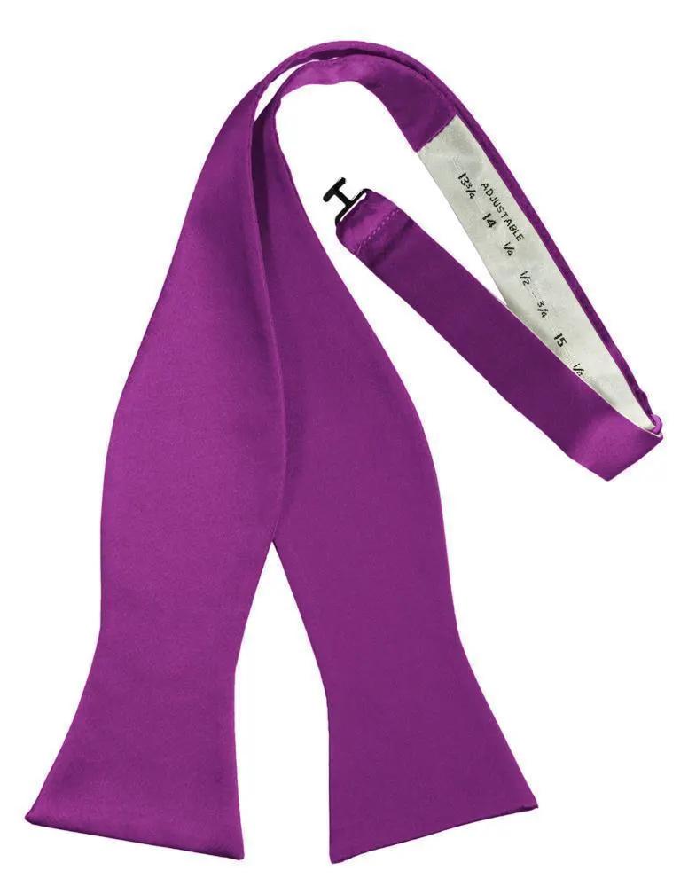 Luxury Satin Bow Tie - Self Tie by Tux-USA