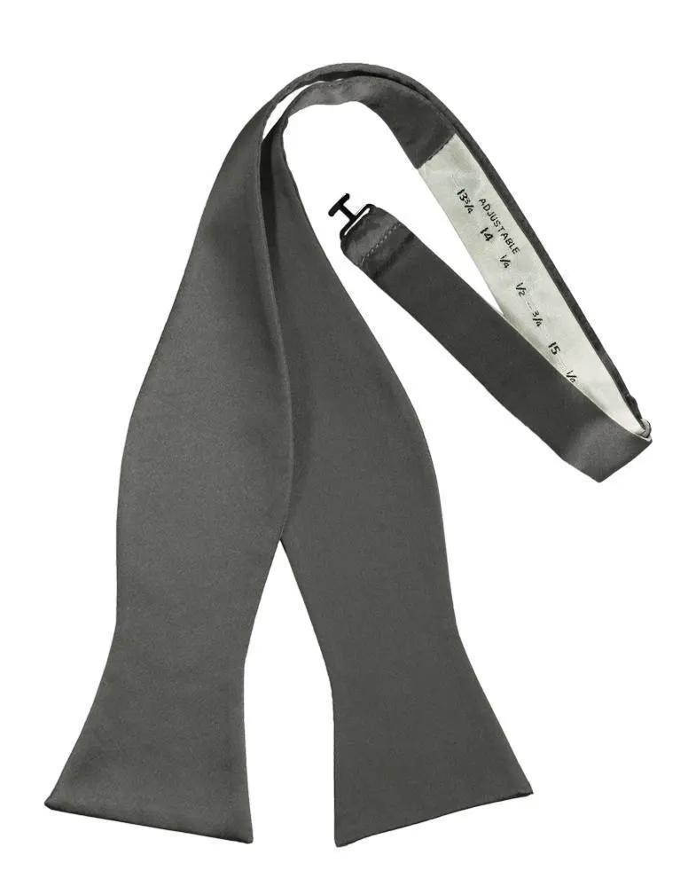 Luxury Satin Bow Tie - Self Tie by Tux-USA