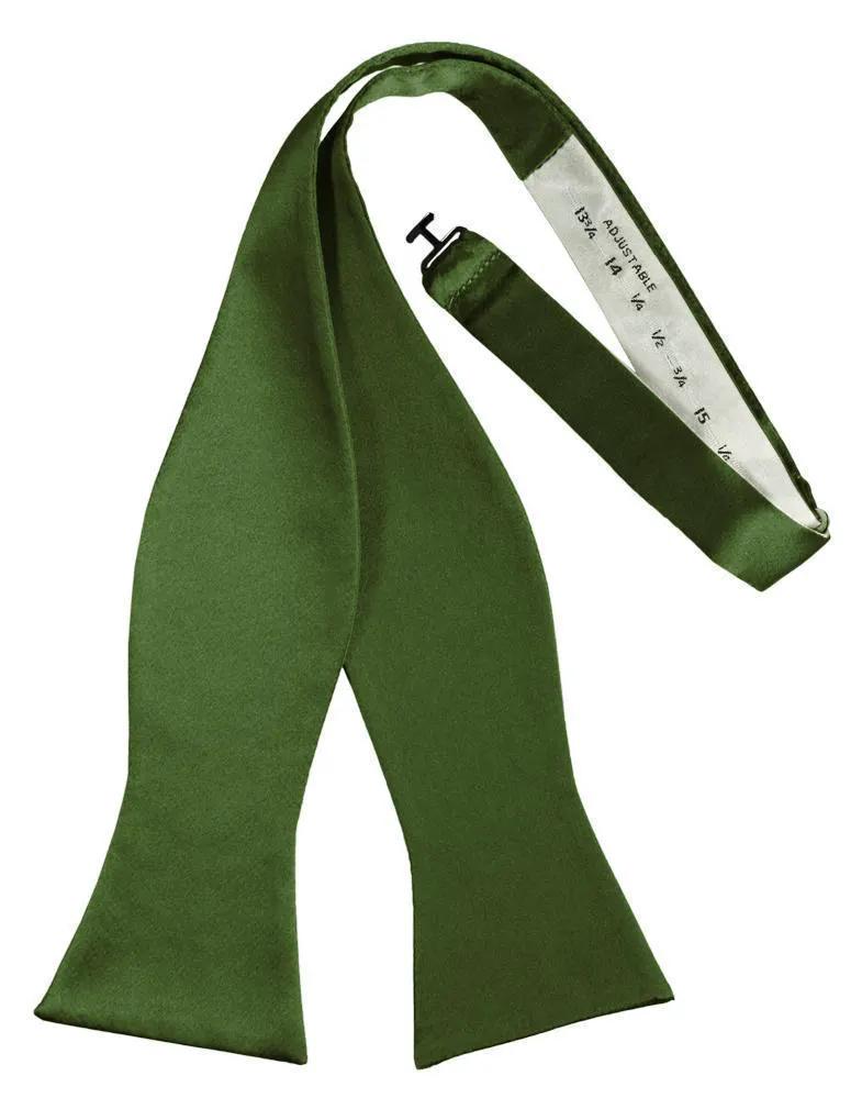 Luxury Satin Bow Tie - Self Tie by Tux-USA