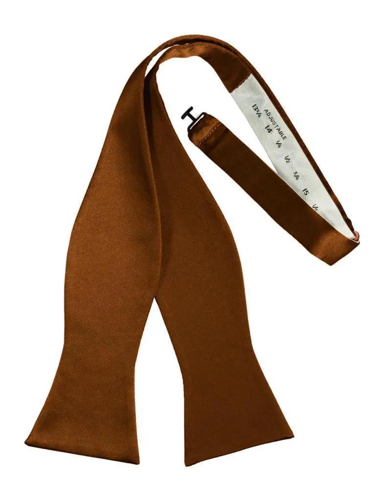 Luxury Satin Bow Tie - Self Tie by Tux-USA