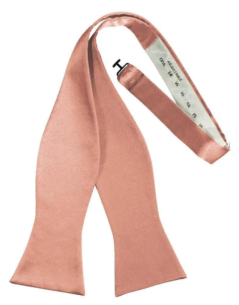 Luxury Satin Bow Tie - Self Tie by Tux-USA