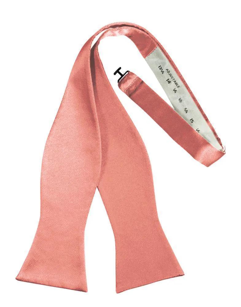 Luxury Satin Bow Tie - Self Tie by Tux-USA