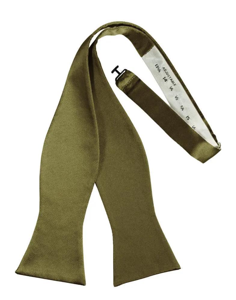 Luxury Satin Bow Tie - Self Tie by Tux-USA