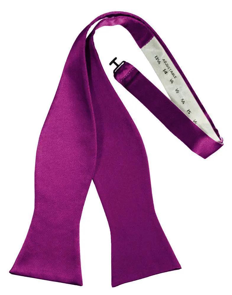 Luxury Satin Bow Tie - Self Tie by Tux-USA